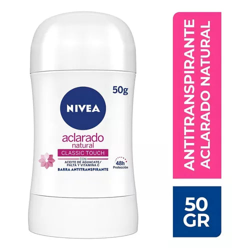 Desodorante Aclarante Nivea Tono Natural Efecto Satín Stick 50 g