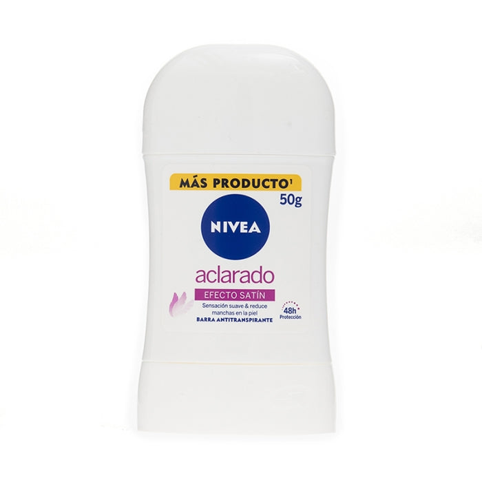 Desodorante Aclarante Nivea Tono Natural Efecto Satín Stick 50 g