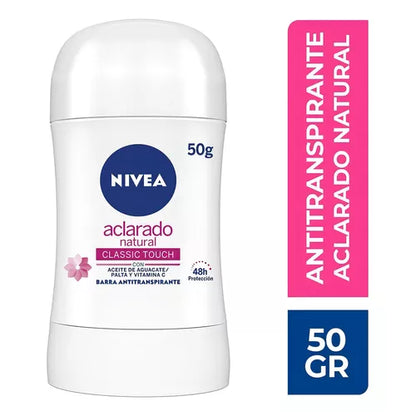 Desodorante Aclarante Nivea Tono Natural Efecto Satín Stick 50 g