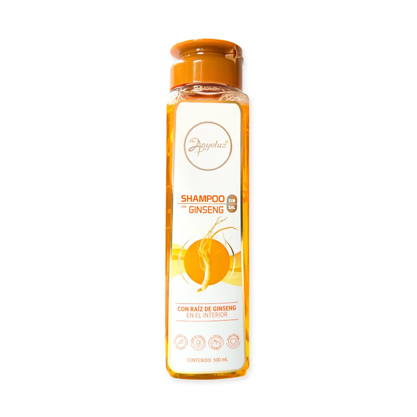 Shampoo Con Ginseng Anyeluz  500 ml