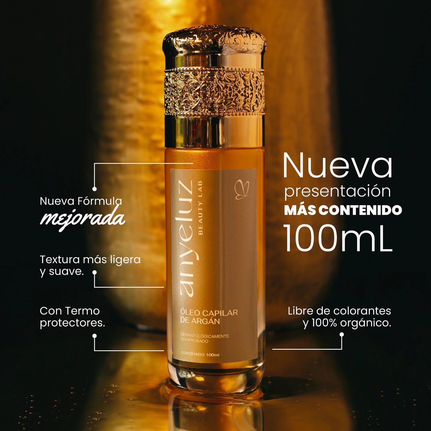 Óleo Capilar de Argán 100 ML Anyeluz