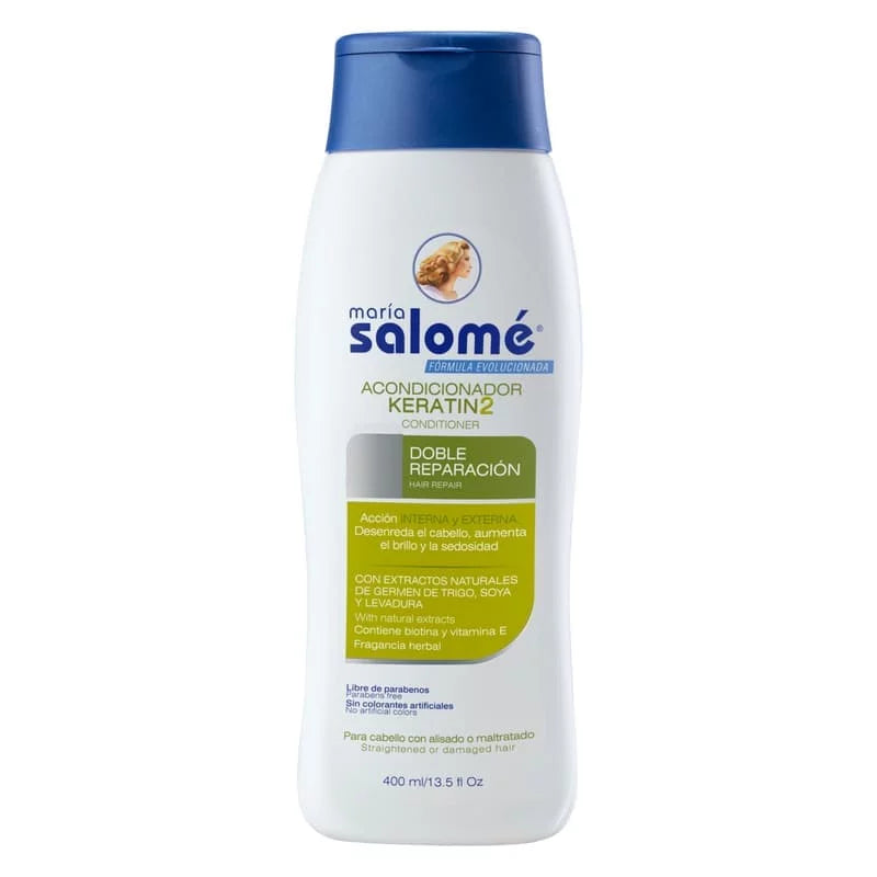 Acondicionador María Salome Keratin2 x 400 ml